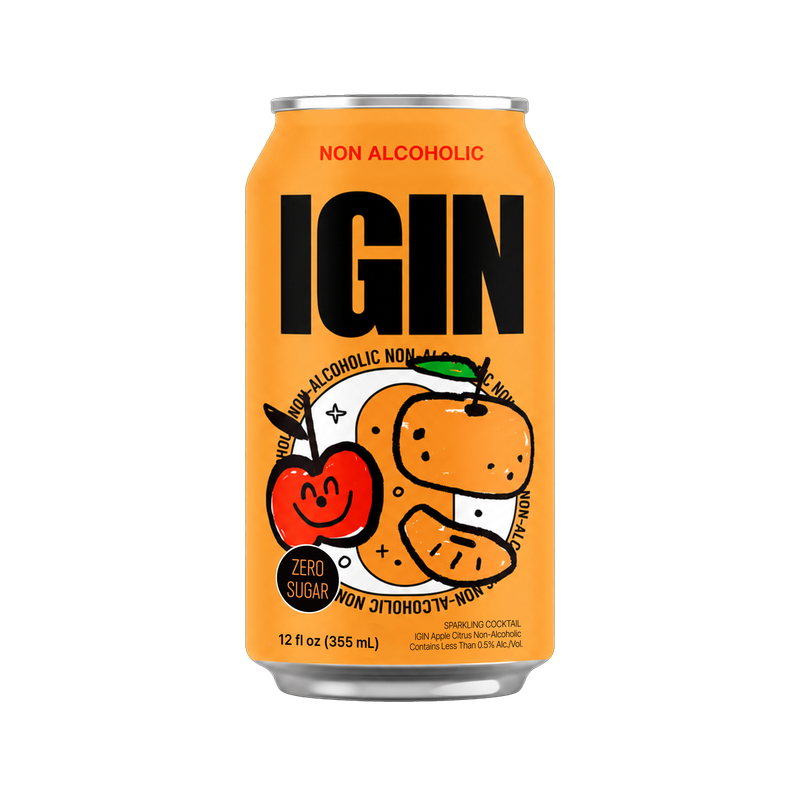 IGIN Apple Citrus non alcoholic can