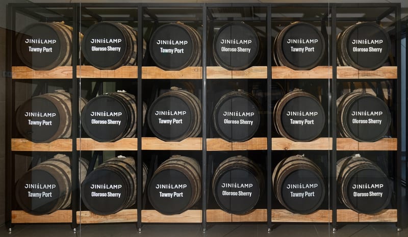 The JINI’S LAMP distillery building in Yesan County, South Korea