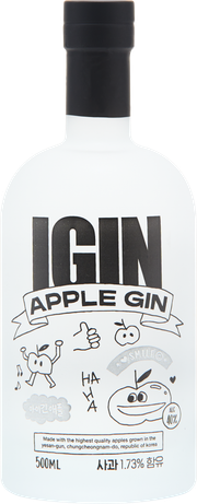 IGIN Apple Gin bottle