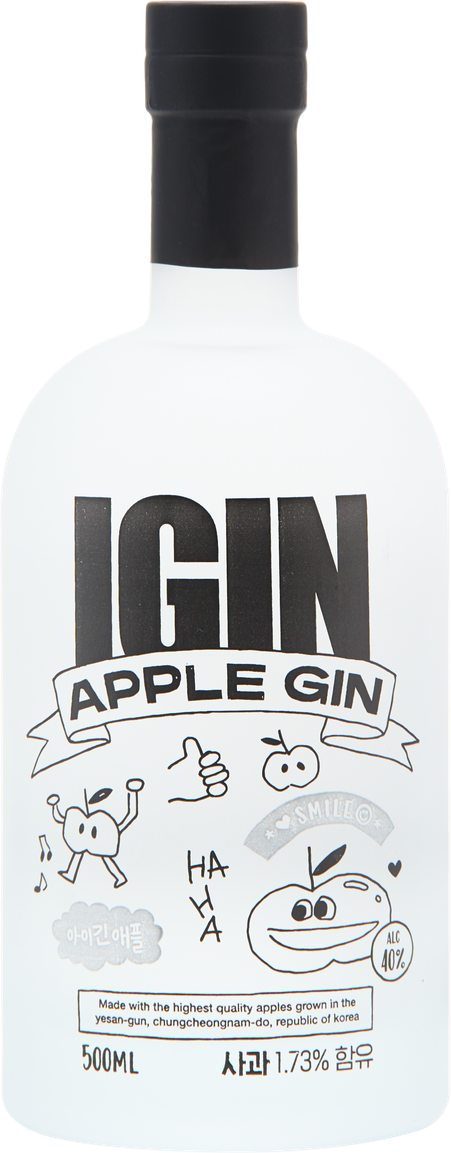 IGIN Apple Gin bottle